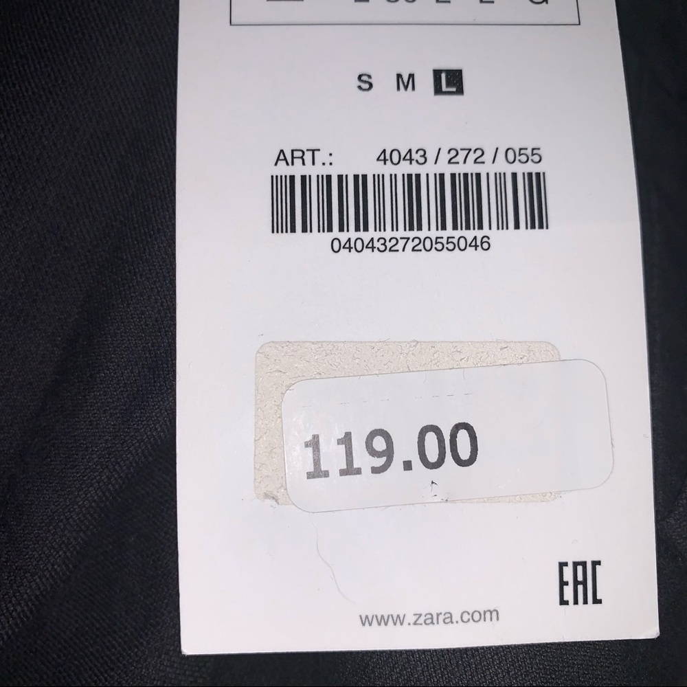 NEW $119 Zara Cotton Linen Blend Utility Jumpsuit with Belt Large FW21 4043/272 - Picture 4 of 15